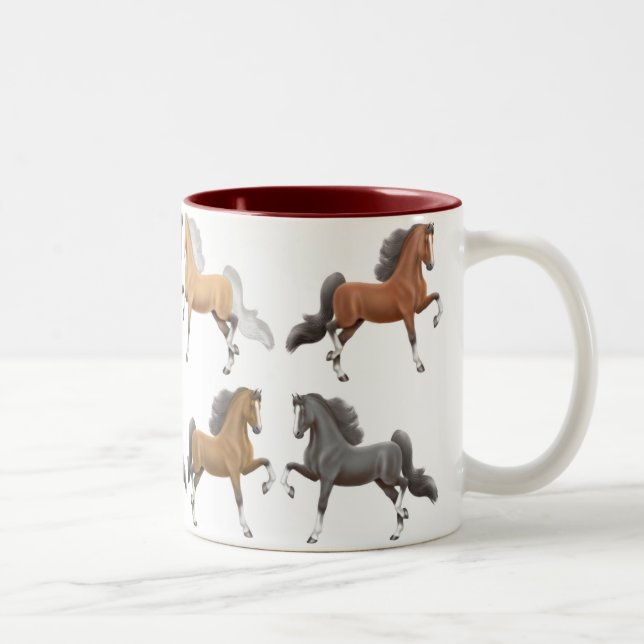 Caneca de Saddlebreds do americano (Direita)