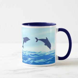Caneca de salto dos golfinhos