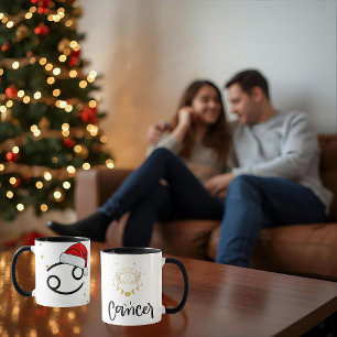Caneca de Santa Zodiac Câncer