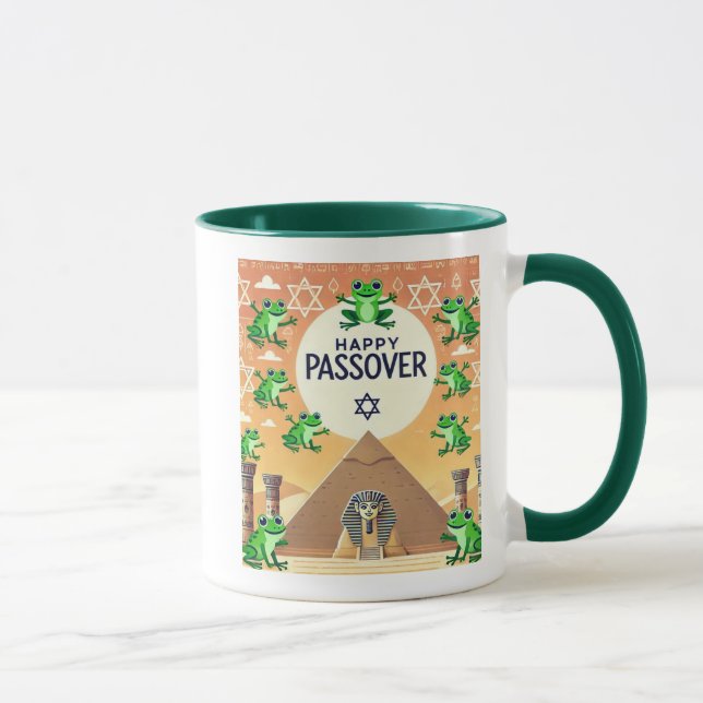 Caneca de Sapo da Páscoa Feliz (Direita)