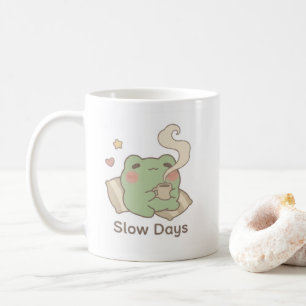 Caneca de Sapo para Dias Lentos Xícara de Café A