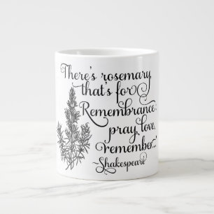 Caneca de Shakespeare, Rosemary para a