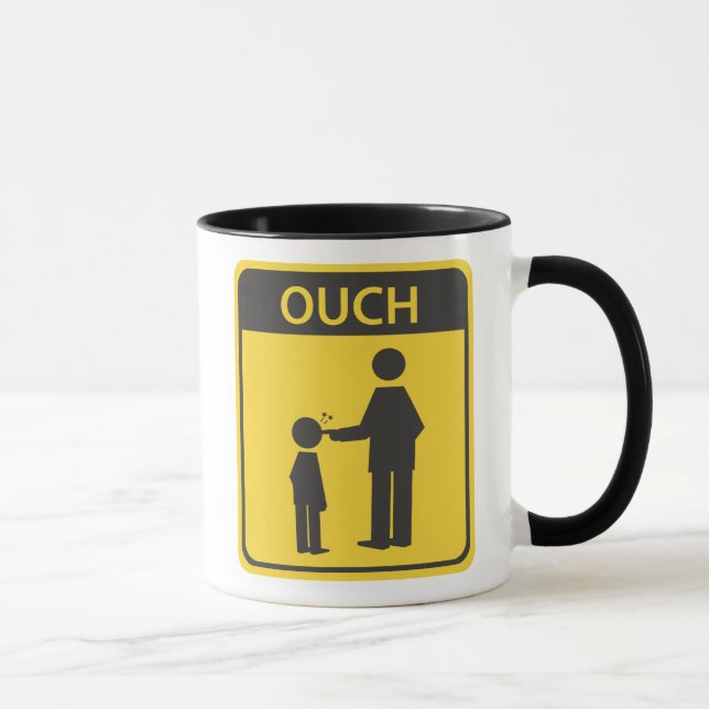 caneca de sinal engraçado (Direita)