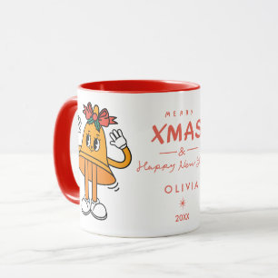 Caneca de Sino de Natal Fofo   Férias Personalizad