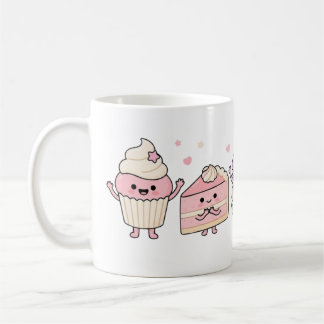 Caneca de Sobremesa Fofa, Xícara de Café Kawaii Sw