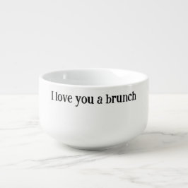 Caneca De Sopa Amo Vocês Dias de os namorados Café Da Manhã Brunc