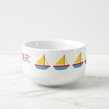 Barcos à vela, bonitos e simples, de brinquedo, pe