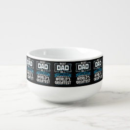 Caneca De Sopa Maior No.1 do Mundo do Pai Pai dos Homens