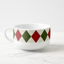 Padrão Clássico de Argyle de Natal