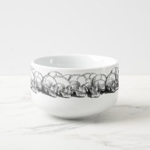 Vintage Skulls Sopp Mug