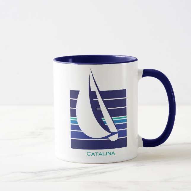 Caneca de Square_Catalina dos azuis do barco (Direita)
