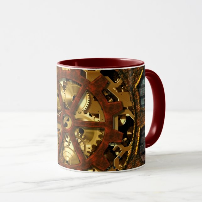 Caneca de Steampunk 11 (Frente Esquerda)