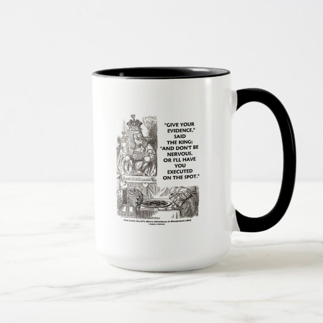 Caneca Dê suas evidências Não seja Nervosa Maravilha (Direita)