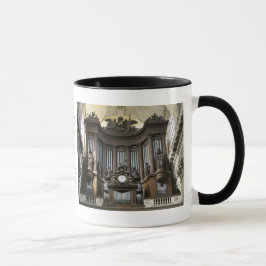 Caneca de Sulpice da rua com borda colorida