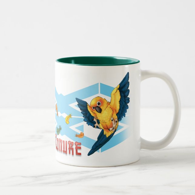 Caneca de Sun Conure Cutie (Direita)