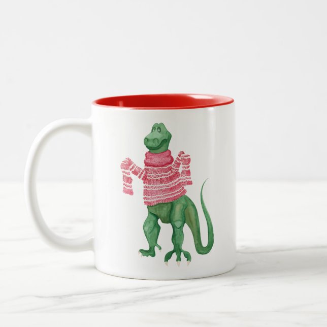 Caneca de Sweatersaurus-Rex (Esquerda)