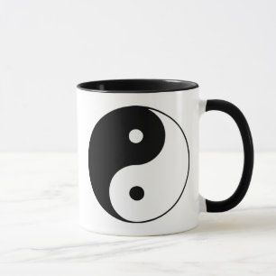 Caneca de Taijitu Yin Yang