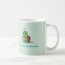 Caneca de Tartaruga de Café Fofa