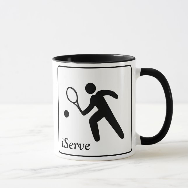 Caneca de Tênis iServe (Direita)