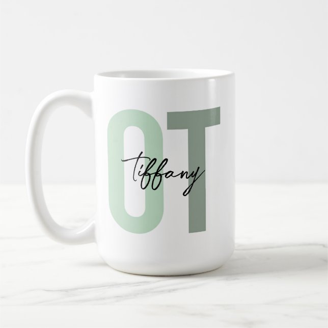 Caneca de Terapia Ocupacional • Caneca de Café Per (Esquerda)