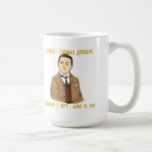 Caneca de Thomas Andrews do desenhista