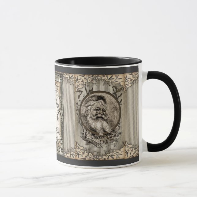 Caneca de Thomas Nast Papai Noel (Direita)