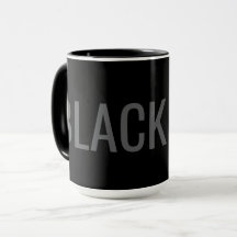 Caneca de Tipografia - Black Dog