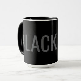 Caneca de Tipografia - Black Dog