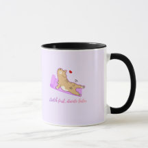 Caneca de Treino de Cachorrinho Fofo – Humor de Fi