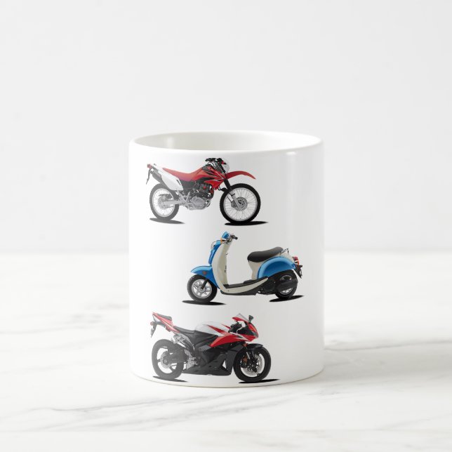 Caneca de três motocicletas (Centro)
