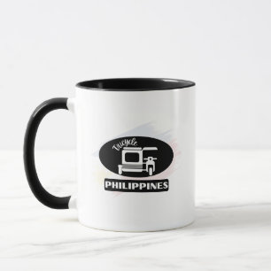 Caneca de Triciclo Filipino Orgulho Pinoy Filipina