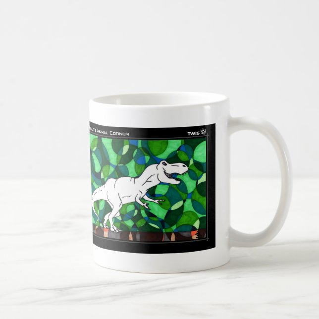 Caneca de TWIS: O canto animal T Rex de Blair (Direita)