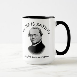 Caneca Dê uma Chance às Ervilhas