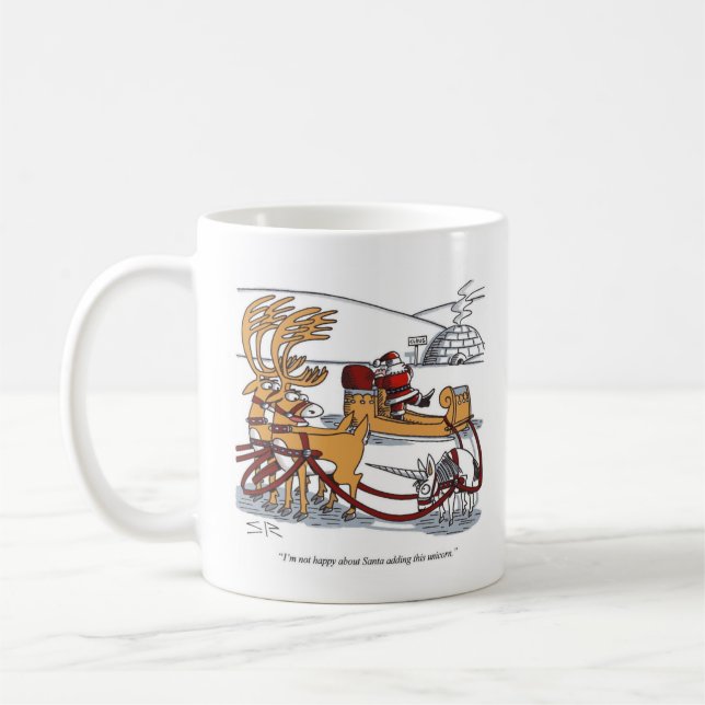 caneca de Unicorn Reindeer (Esquerda)