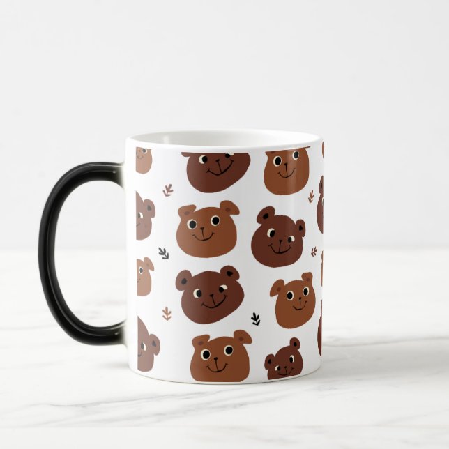Caneca de Urso Marrom Simples (Esquerda)