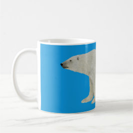 Caneca de Urso Polar em Azul