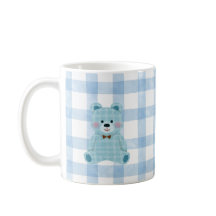 Caneca de Urso Teddy Fofo | Xícara Kawaii de Gingh