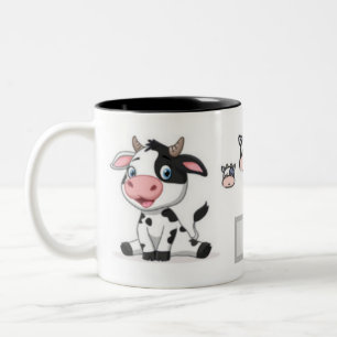 Caneca de vaca personalizada