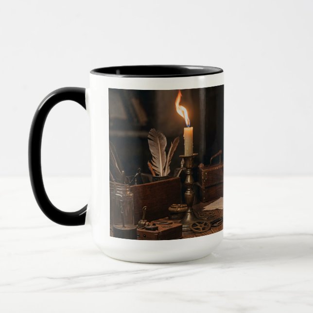 Caneca de Vela Rococó (Esquerda)