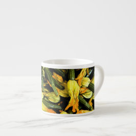 Caneca de Veneza em casa - flores do abobrinha