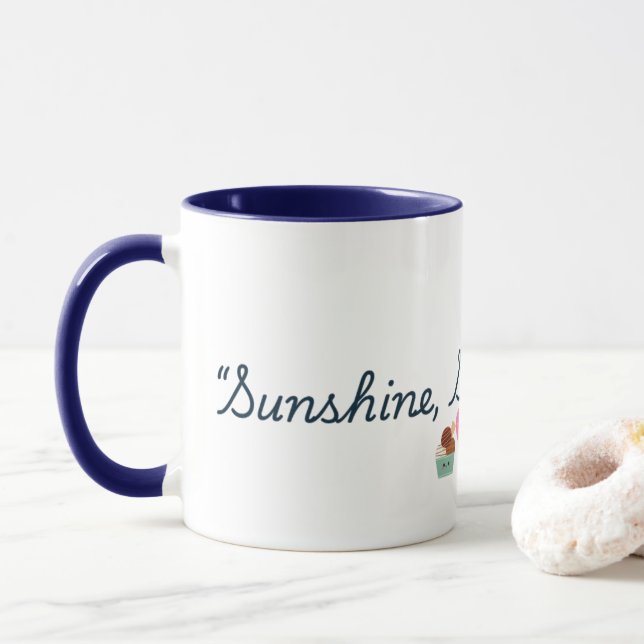 Caneca de Verão Adorável Sunshine Snacks E Sonecas (Com Donut)