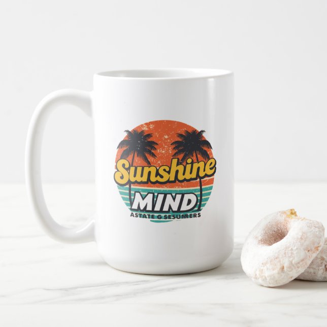 Caneca de Verão do Estado Ensolarado, Xícara de Ca (Com Donut)