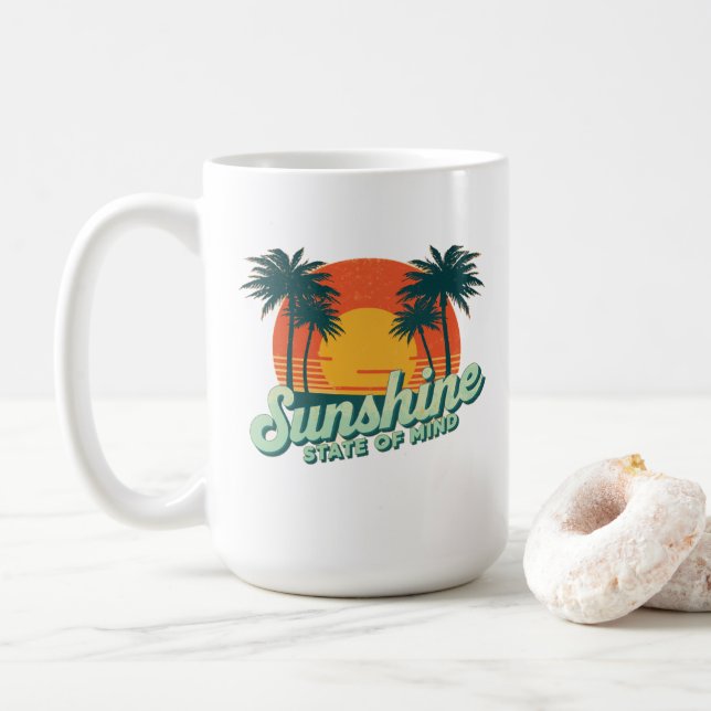 Caneca de Verão do Estado Ensolarado, Xícara de Ca (Com Donut)