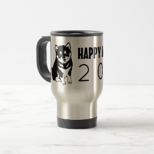 Caneca de viagem 2018 chinesa do ano do cão de
