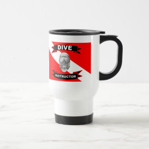 Caneca de viagem 2 do instrutor do mergulho