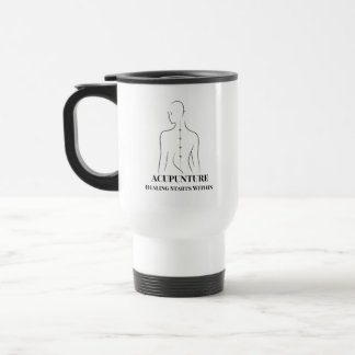 Caneca de Viagem Acupuntura Início da Cura Interna