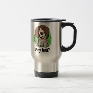 Caneca de viagem alemão do ponteiro de cabelos