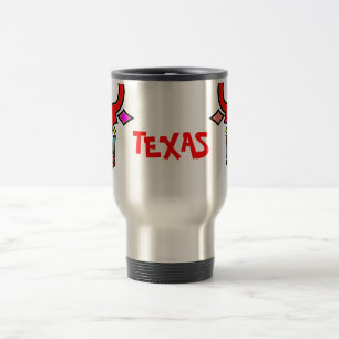 Caneca de viagem Alumínio Estilizada do Texas Long