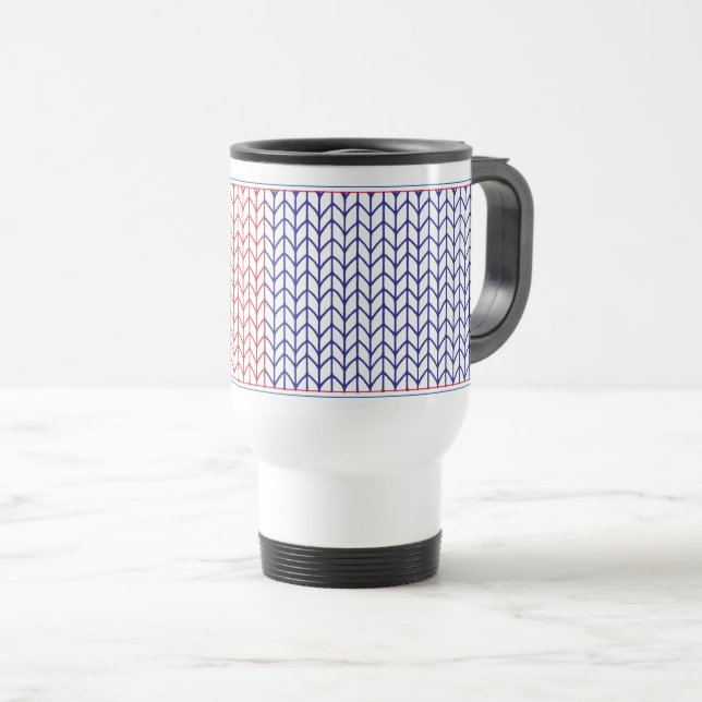 Caneca de Viagem AMERICAN KNIT (Frente Esquerda)
