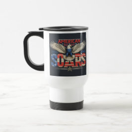 caneca de viagem "American Spirit Soars".